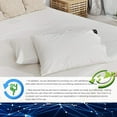 thumbnail image 5 of Grounding Pillowcase Conductive Soft Organic Cotton Grounding Pillowcase with 15ft Grounding Cord for Better Sleep Pain Relief Improve Energy (20X30in) 1PC, 5 of 7