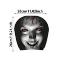 thumbnail image 2 of 2PCS Ghost Face Headrest Covers, Scary Face Printing Auto Seat Universal Elastic Models Headrest Protector Cover Funny Decoration for Halloween Car Decorations & Vehicle Accessories(#E), 2 of 5