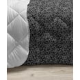 thumbnail image 3 of Abstract Down Alternative Comforter, Continuous Tropical Palm Leaves Intricate Arrangement Illustration Print, Microfiber Quilt for All Season, 5 Sizes, Dark Eggshell White, by Ambesonne, 3 of 3