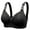 Black, variant on Bras for Women Full Coverage Women Minimizer Unlined Underwire Bra Full Coverage Plus Size Full Figure Unpadded Bras Eyelash Lace Bras (Pink,36/80)