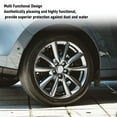 thumbnail image 4 of ABS Wheel Center Caps, 4pcs Rim Hub Caps Car Wheel Center Hub Cover 69mm Outer Diameter Snap on for Vehicle Wheel Hubs, 4 of 7