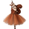 thumbnail image 2 of Squirrel Children's Dress Animal Dress Children's Day Performance Dress Role-playing - WEVALLEY, 2 of 5