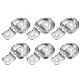 thumbnail image 1 of Unique Bargains 6 Pcs Automotive D-Ring Tie Down Strap Rings 3/8' Multi-Purpose Anchors Hooks Silver Tone, 1 of 7