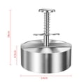 thumbnail image 1 of Prensa De Hamburguesas Burger Patty Maker Antiadherente Hamburguesa Prensa de carne Utensilios de cocina (14 cm) Hugtrwg  Libre de BPA, 1 of 8