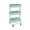 Mint, variant on Lexington Black 3-Tier Metal Rolling Cart by Simply Tidy - Multi-Functional Storage Cart for Home - Office - and Kitchen - 1 Pack