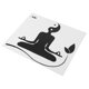 thumbnail image 1 of Decoración de pegatinas de pared, pegatinas de pared de Tai Chi para meditación de yoga, pegatinas de pared compactas y ligeras, 1 of 8