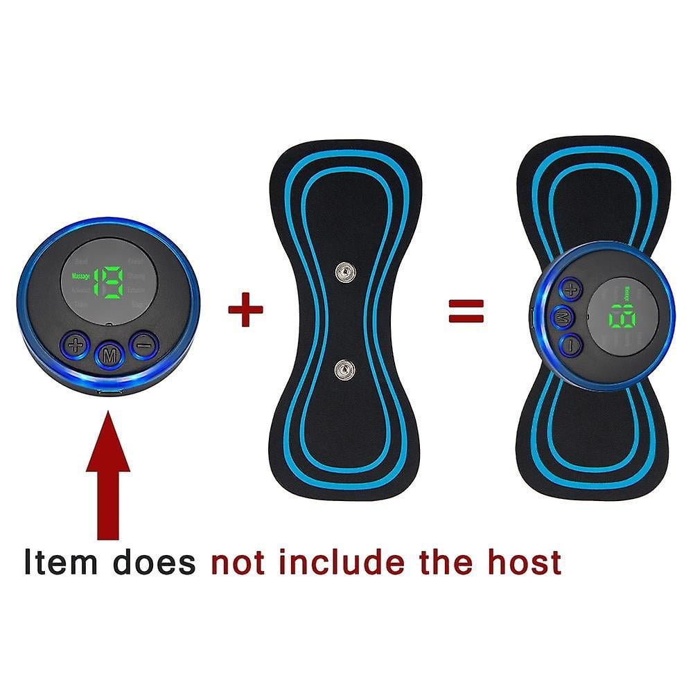 1-20Pcs Electrode Gel Pads - Compatible with Neck & Back Massagers, Muscle Stimulator Patches for Pain Relief, Reusable Adhesive Pads