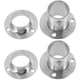 thumbnail image 4 of 4 soportes de acero inoxidable para barras de armario., 4 of 6