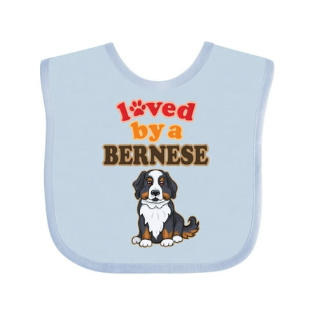 

Inktastic Bernese Mountain Dog Lover Gift Baby Boy or Baby Girl Bib