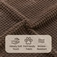 thumbnail image 5 of SEENYOO 111.02" Cloud Couch,Modular Cloud Sectional Sofa, Textured Chenille Modular 3-Seat, All-Foam Deep-Seat with Low-Profile Design, Modern Style, Compressed Shipping, Easy Setup, Brown, 5 of 15