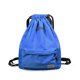 thumbnail image 1 of Mochila con cordón Mochila para hombre y mujer, moderna, ligera, para la escuela, para deportes, fitness, turismo, deportes al aire libre, con bolsillo con cordón, 1 of 6