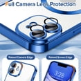 thumbnail image 4 of 2-in-1 Entronix Bundle for iPhone 11, Magnetic Clear Case 1 Screen Protector, Navy Blue, 4 of 8