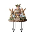 thumbnail image 4 of Estaca de jardín de Pascua, figura acrílica, estacas de jardín, decoración de jardín, regalos, escultura de animal, estatua de conejo para césped al Estilo B, 4 of 8