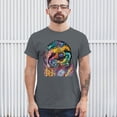 thumbnail image 3 of Tee Hunt Dean Russo Cute Lazy Sloth T-Shirt Funny Wild Life Colorful Men's Tee, Charcoal, X-Large, 3 of 5