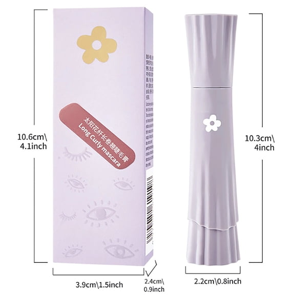 ICQOVD Waterproof Curling Mascara,Black Lash Mascara for Curling,Volume and Long-Lasting Eye Makeup