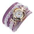 thumbnail image 3 of Reloj de de lujo para mujer Reloj de elegante para Púrpura Sunnimix Reloj de pulsera de cristal para mujer, 3 of 5