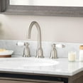 thumbnail image 2 of Widespread Bathroom Sink Faucet - Porcelain Lever Handles, 2 of 2