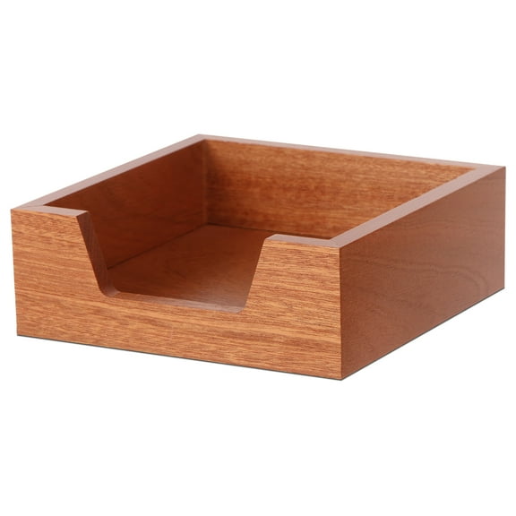 Threns Wood Napkin Holder for Table Square Paper Napkin Dispenser with Side Large Opening for Home Kitchen Dining Tabletop Decor