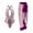 Pink-03, variant on Lopeceal Women's V Neck Print One Piece Swimsuit Summer Beachwear with Sarongs for Beach Tropical Vacations