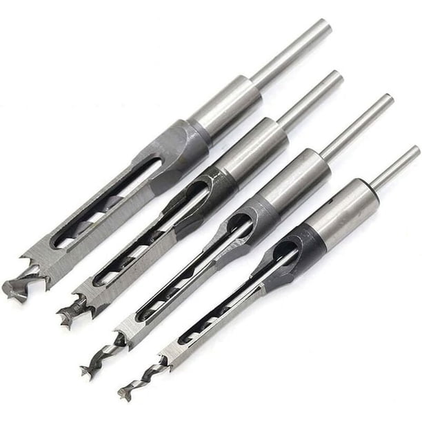 Cincel de mortaja profesional para carpintería, brocas de orificios cuadrados para taladrar con precisión en madera, compatible con máquinas de mortaja, aplicación versátil para proyectos de madera