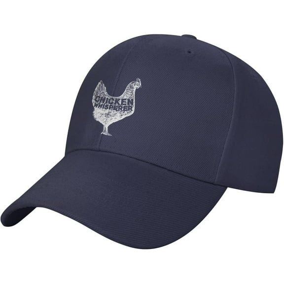 Wikjxiz Cute Chicken Hat Black Baseball Cap Men Women Adjustable Sports Sunhat Funny Dad Hat