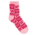 thumbnail image 2 of Fuzzy Babba Women's Holiday Candy Cane Cozy Socks, 3-Pack, Size 4-10, 2 of 6