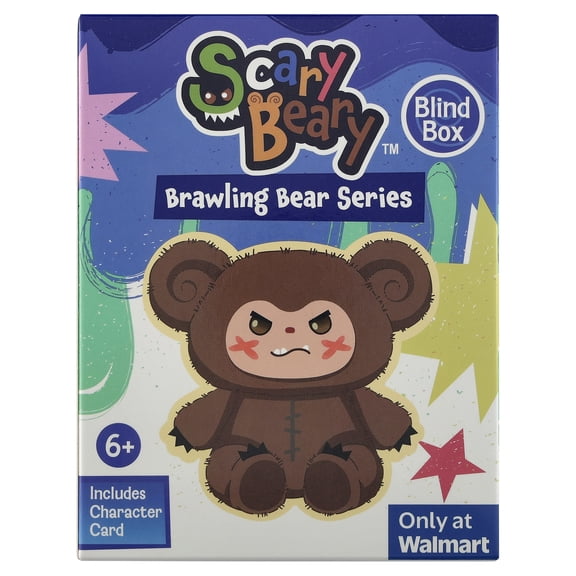Scary Beary Brawling Bear Series Collectible Plush Toy Blind Box