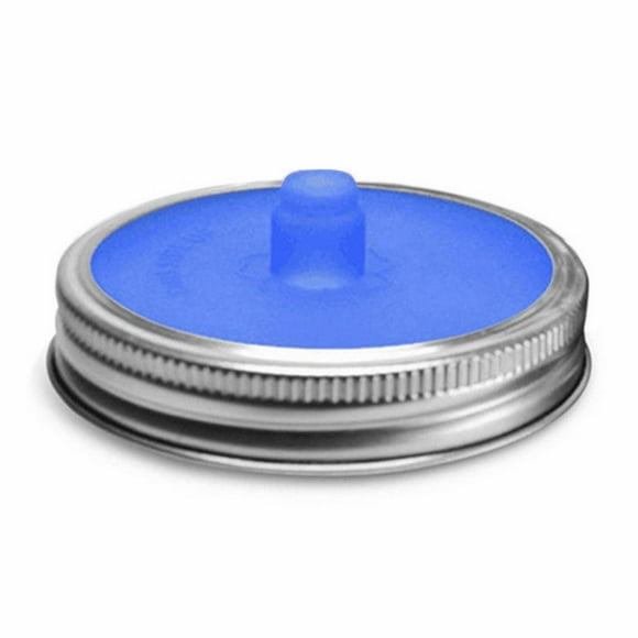 Under $5 Water Fermentation Airlock Seal Silicone Lid, Fermentation Lid Regular Mouth Green Airtight Mason Jar Lids for Fermenting Kit Leak Proof with Pour Spout Ideal for Sauerkraut
