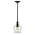 thumbnail image 4 of Forte Lighting 2679-01-04 Milo 7" Wide Mini Pendant - Black, 4 of 4