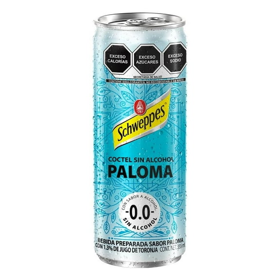 Bebida preparada Schweppes Mocktails paloma 355 ml