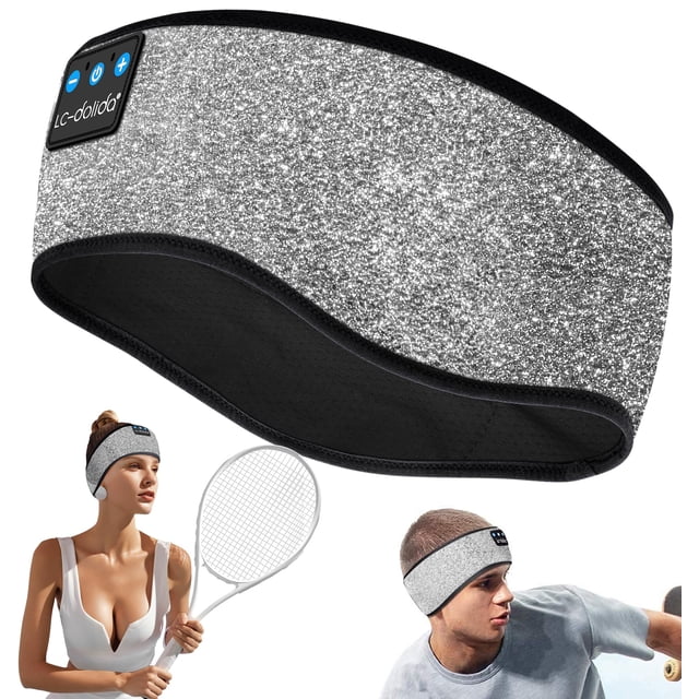 Diadema para Dormir con Audífonos LC-dolida Bluetooth 5.4 Estéreo