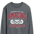 thumbnail image 3 of Marvel Spider-Man - Property Of Spider Man - Men's Long Sleeve Graphic T-Shirt, 3 of 5