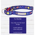 thumbnail image 2 of Lucky Love Dog Martingale Collar, Blue Color No Slip Collars for Small Dogs, Tropical Fish Pattern Martingale Dog Collar, Great for Whippets, Greyhounds, and More (Mackey, Small), 2 of 7