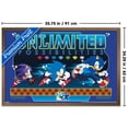 thumbnail image 3 of Sonic the Hedgehog (1991) - 35th Anniversary Transformation Wall Poster, 22.375" x 34" Framed, 3 of 5