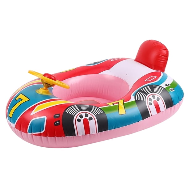 Flotador Inflable para Piscina Bebé Con Volante PVC Niñas Y 3 A 5 Años