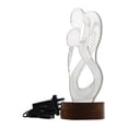 thumbnail image 3 of By-Lamp 3D Lovers Lamp with Handmade Wooden Base, 3 of 4
