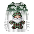 thumbnail image 3 of Mfakffe Christmas Kids Crew Neck Sweatshirt Long Sleeve Cute Casual Pullover Tops Children Winter Festival Outfit for Party, Daily Wear, 3 of 5