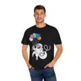 thumbnail image 4 of Humorous Spaceman Spacewoman Outer Space Galaxies Enthusiast Novelty Interstellar Galaxy Planetary Objects Fan Unisex Garment-Dyed T-shirt, 4 of 4