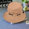thumbnail image 3 of Maoww Chapeau de Pêcheur Extérieur Camping Randonnée Protection Solaire Femme Coton Ajustable, Beige, 3 of 9
