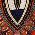thumbnail image 4 of Women Short Sleeve Summer Traditional African Dresses Africa Style Mini Dress Dashiki Cocktail Dress - Orange, as described, 4 of 6