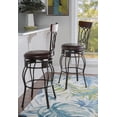 thumbnail image 2 of Tabouret de bar à dossier en O et X Jace, 2 of 5
