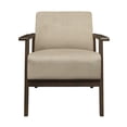 thumbnail image 3 of Lexicon August Fauteuil d'Appoint Rembourré en Velours, Brun Pâle, 3 of 6