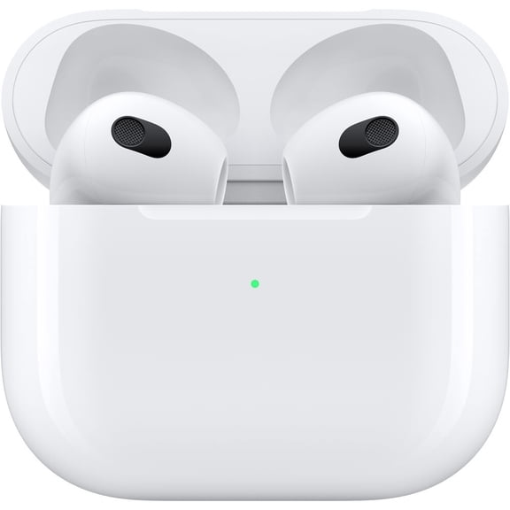 Apple AirPods 3rd Gen A2566 Bluetooth Wireless In-Ear Headphones with MagSafe Charging Case, White, 1 Count