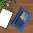 thumbnail image 4 of &Craft&Stationery Pouch 2 Pack Pencil Pouches with Zipper for 3 Ring Craft Organization and Storage Solution, 4 of 4