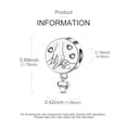 thumbnail image 4 of MULA Original Mother's Day Gift 925 Sterling Silver DIY Charm AAA CZ fit Charm Bracelet for Women Jewelry, 4 of 6