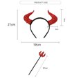 thumbnail image 5 of Diadema y tridente Ticfox para el pelo con cuerno de buey y demonio para niños accesorios para disfraces de fiesta de Halloween, 5 of 5