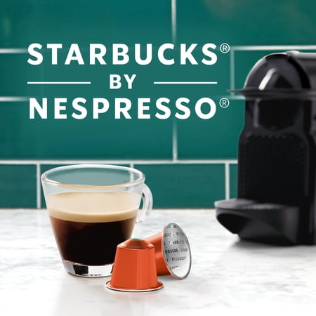 STARBUCKS AT HOME STARBUCKS BY NESPRESSO ORIGINAL LINE, COLOMBIA, MEDIUM ROAST NESPRESSO PODS, 10 COUNT