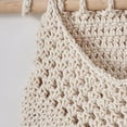 thumbnail image 7 of Wilinohome Hanging Fruit Basket 3 Tier Or 1 Tier Over The Door Organizer Handmade Woven Jute Wall Hanging Baskets for Organizing BOHO Wall Basket Decor Proofing Container for Bread Baking Silicone, 7 of 7