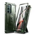 thumbnail image 1 of Dexnor for Samsung Galaxy S22 Ultra Case, [Built in Screen Protector and Kickstand] Heavy Duty Military Grade Protection Shockproof Protective Cover for Samsung Galaxy S22 Ultra 5G,Army Green, 1 of 5