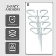 thumbnail image 6 of SWETRACE Steel Ice Anchor Professional Design Outdoor Anchors 16.40X13.40X2.30 In, 6 of 8